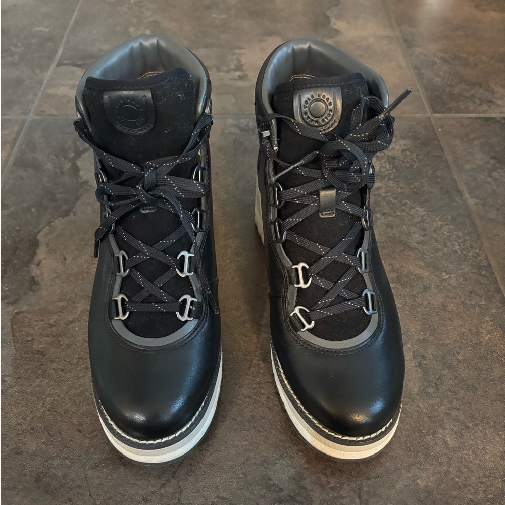 Cole Haan Black Heeled Boots